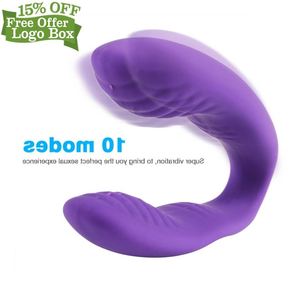 Impermeabile Ricaricabile di Tipo C G-Spot Giocattolo Adulto Del Sesso Coppie Vibratore 10 Velocità - Product Image 5