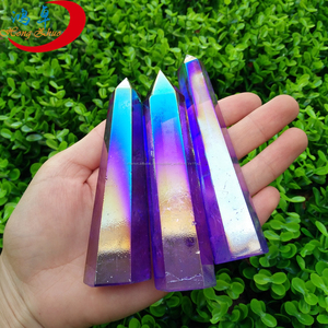 <span class=keywords><strong>Aura</strong></span> quartz En Gros rose <span class=keywords><strong>aura</strong></span> quartz guérison pierres et cristaux point/esprit quartz - Product Image 2