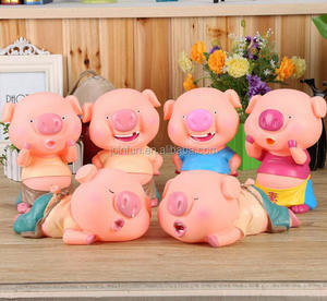 De dibujos animados simplemente niños grandes de plástico de cerdo piggy Banco juguetes al por mayor - Product Image 2