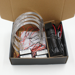 Kit de bagues Halo d'yeux d'ange avec projecteur LED DRL, pour <span class=keywords><strong>BMW</strong></span> E36 <span class=keywords><strong>E39</strong></span> E46, 4x131mm, 6 W, 100 pièces - Product Image 6