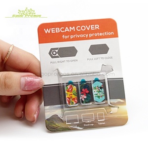 2024 2025 Super mince logo curseur personnalisé ordinateur portable bureau téléphone portable <span class=keywords><strong>amovible</strong></span> <span class=keywords><strong>webcam</strong></span> couverture en plastique - Product Image 6