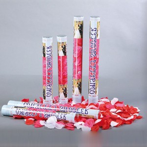 Jile personalized rose petal confetti Popper match wedding confetti shooter with high quality - Product Image 3