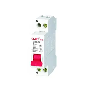 QJC Factory Direct BD2-32 einpoligen MCB 20 Amp Leistungs schalter Mini mcb Leistungs schalter