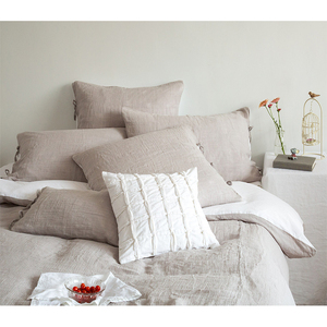 Organic Flax Linen Bed Sheets Comforter Sets Comfortable <strong>Bedding</strong> Sets Bed Linen - Product Image 5