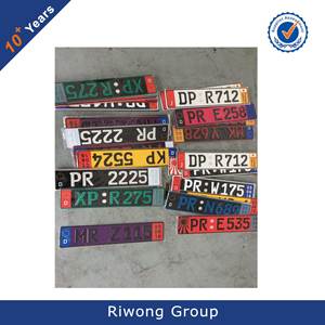 Relaciones Públicas de la placa del coche japonés coche número de placa Europea número de placa - Product Image 6