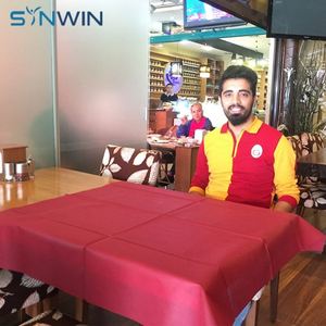 Khăn Trải Bàn Sinh Thái Không Dệt <span class=keywords><strong>Roll</strong></span> Spunbond Nonwoven Customized In Khăn Trải Bàn Dùng Một Lần Trắng Cho Bảng - Product Image 5