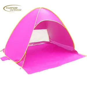 NPOT Parasol portátil Protección UV Pop Up Cabana Refugio Tienda de playa de arena infantil