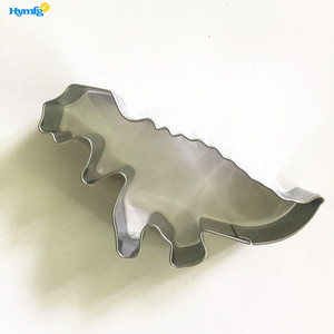 Cortador de <span class=keywords><strong>galletas</strong></span> de dinosaurio personalizado, metal, acero inoxidable - Product Image 2