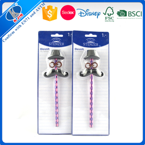 2018 nouveau style <span class=keywords><strong>crayon</strong></span> avec petite barbe de bande dessinée gomme HB <span class=keywords><strong>crayon</strong></span> peut faire le logo <span class=keywords><strong>pour</strong></span> étudiant - Product Image 5