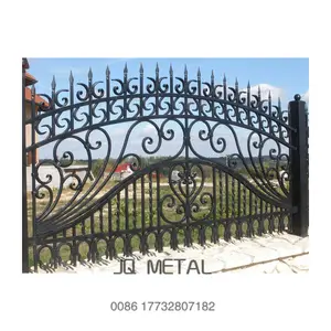 可调廉价锻铁栅栏板，用于萨莱加登装饰廉价铸铁栅栏装饰金属栅栏