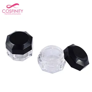 Thiết kế phổ biến thương hiệu CP05-2078 giá cả cạnh tranh Kem Jar bột lỏng rỗng nhựa container Jar với bọt biển phun