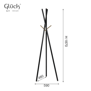 Support de vêtements en fer en forme d'arbre, nouveau design avec tige, 2017 - Product Image 5