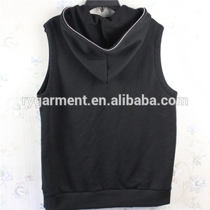 en blanco <span class=keywords><strong>sin</strong></span> mangas de alambre el led sudaderas con <span class=keywords><strong>capucha</strong></span> - Product Image 2