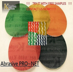 Disque de ponçage en aluminium de 6 pouces avec filet de ponceuse abrasif de polissage en nylon 40-3000 (Kingdom/OEM KA045) - Product Image 2