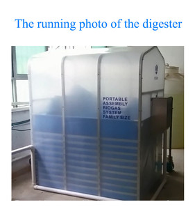 Usine de biogaz PUXIN Chine, nouvelle installation portable de 1,7 m³ avec 60 % de méthane et une durée de vie de 10 ans - Product Image 2