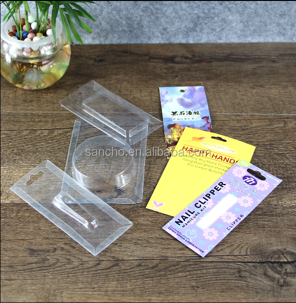 Пластиковая/ПВХ висячая скользящая блистерная упаковка для демонстрации