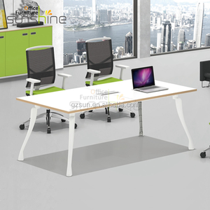 둥근 모양 3 사람 사무실 워크스테이션 모듈 - Product Image 6