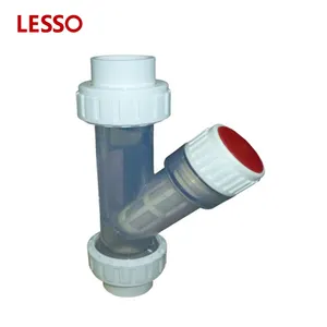 LESSO Pipa Fitting PVC Tipe Y Filter Air Pipa Fitting