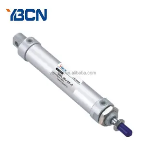 Aluminum Alloy Air Cylinders MAL Series 25mm Bore 100mm Stroke Pneumatic Cylinder