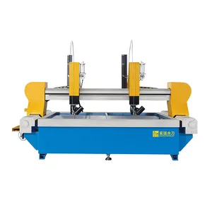 Pabrik Industri pemotong porselen 1200mm ubin keramik mesin pemotong waterjet harga baik