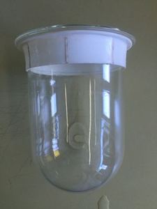 Bol de solution des ongles, 168mm, pour testeur de solution, la tête peut être minces