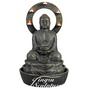 Fuente de Buda en <span class=keywords><strong>Cascada</strong></span> de Bronce a Bajo Precio - Product Image 3