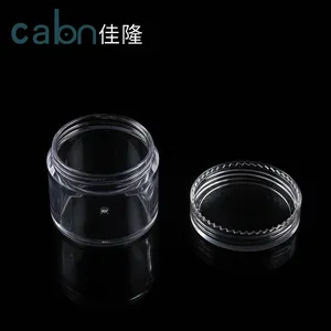 Screw Cap Transparent Plastic Jar Container PP Clear 3ml 5ml 10ml 15ml 20ml Mini Jar