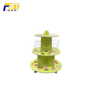 3 cartón Tier papel soporte de la torta para el cumpleaños y la boda partido - Product Image 5
