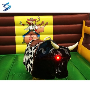 Tapete de juegos deportivo inflable con forma personalizada, tapete mecánico de toro de Rodeo, a la venta, buen precio - Product Image 6
