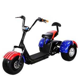 Patinete eléctrico de <span class=keywords><strong>tres</strong></span> <span class=keywords><strong>ruedas</strong></span> <span class=keywords><strong>Citycoco</strong></span> 2000W/1500W para adultos con batería de litio para uso urbano - Product Image 4
