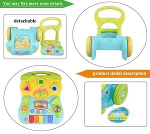 GOODWAY Carrello Musicale Multifunzionale per l'Apprendimento Precoce, Passeggino e Girello per Bambini - Product Image 3