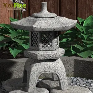 Outdoor Decoratie Graniet Pagode Lantaarn - Product Image 1