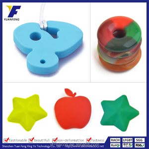 BPA libera <span class=keywords><strong>el</strong></span> colgante del dentición del bebé del silicón del dentier del silicón para las mamáes de cuidado - Product Image 5