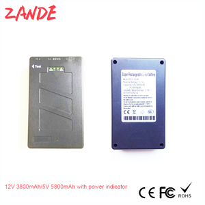 DC 12V 3800mah 5V 6800mah可充电锂电池，带电源指示灯用于led灯CCTV摄像机 - Product Image 6