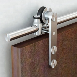 Accessoires de <span class=keywords><strong>porte</strong></span> <span class=keywords><strong>coulissante</strong></span> en bois et en verre en acier inoxydable classique LJ-8050 - Product Image 3