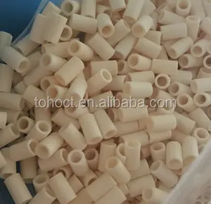 Ceramic Beads 6x4x10mm Ceramic Insulation Tube Bead Pipe