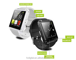 Qwd telefono orologio smart u8 bluetooth uwatch Multi- lauguage adatto per iOS Android mela - Product Image 3