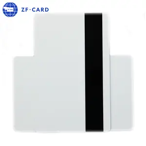 Tamaño tarjeta de crédito PVC estándar pista 2 Tarjeta en blanco para Fargo HDP 5000 impresora