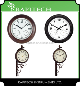 Horloge murale décorative Double face en métal, décoration de jardin - Product Image 5