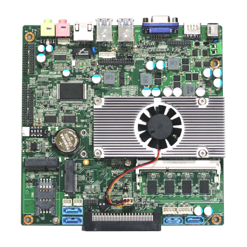 брандмауэр материнская плата для nas сервер с 4*sata, 1*ops мини-itx промышленных 12v встроенные платы rj45 сетевой
