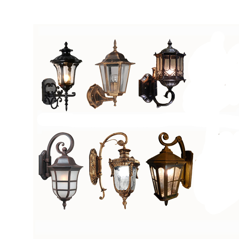 Открытый внешний свет стены снаружи открытый фонарь свет с печатью стекло