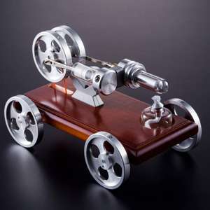 Gelsonlab HS-XC-01 Modèle de <span class=keywords><strong>voiture</strong></span> <span class=keywords><strong>Moteur</strong></span> <span class=keywords><strong>Stirling</strong></span> Générateur d'énergie Jouet éducatif physique <span class=keywords><strong>Moteur</strong></span> à vapeur Jouet de physique - Product Image 3