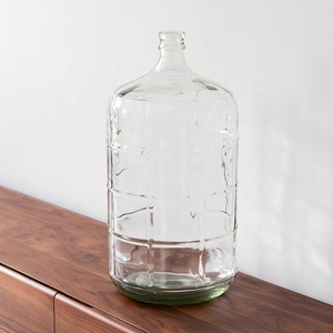 Caraffa in Vetro a Bocca Stretta da 3L, 11L, 19L, 23L, 25L per Fermentazione e Conservazione di Bevande, Barile in Vetro - Product Image 2