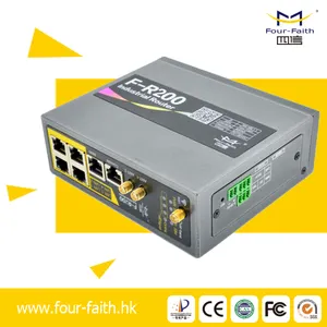 F-R100 4G LTE router inalámbrico diseño robusto M2M Industrial Puerto inalámbrico VPN 3G 4G router para CCTV Sistema