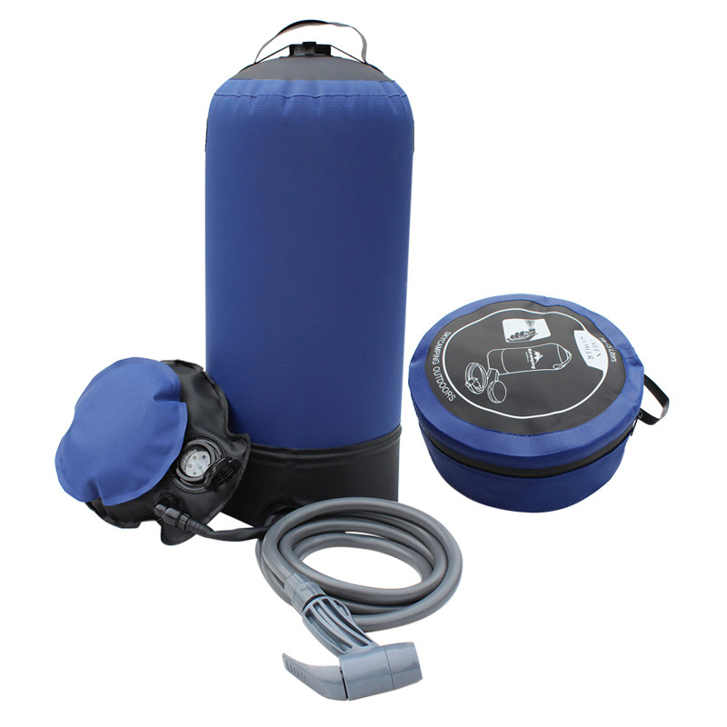 Портативная душевая Сумка для кемпинга и душа, нажимной душ с насосом для пляжа, плавания, путешествий, пешего туризма