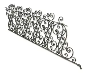 Customize iron stair armrest wrought iron fence