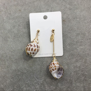 Xus NYU-<span class=keywords><strong>pendientes</strong></span> de conchas geométricas personalizadas, <span class=keywords><strong>pendientes</strong></span> de conchas de perlas - Product Image 5