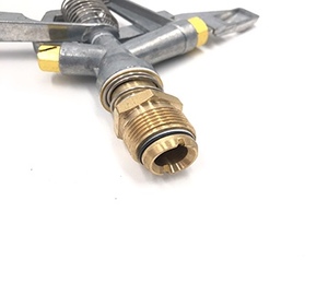 Durevole 3/4 ''metallo ottone zinco oscillante Sprinkler rotativo a lungo raggio agricolo a impatto PY irrigazione giardino irrigatore diretto - Product Image 2