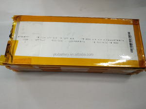 超薄 1370170 3.7 v 16000 mAh 弯曲柔性可充电 lipo 电池适用于运动可穿戴设备 - Product Image 3