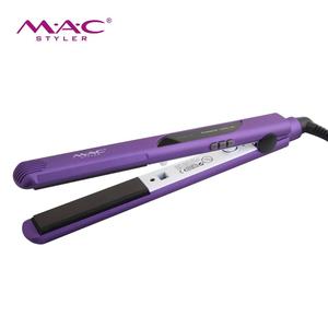 <span class=keywords><strong>Lisseur</strong></span> de cheveux professionnel en titane violet, plaque flottante spéciale, fer à lisser les cheveux - Product Image 2